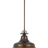 Elstead EMERY bronz függesztett lámpa (ELS-QZ-EMERY-P-M-PN) E27 1 izzós IP20