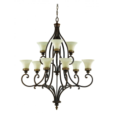Elstead -FE-DRAWING-ROOM9 Bronz Színű Csillár 9XE27 100W IP20 világítás