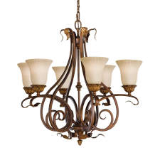Elstead -FE-SONOMAVALLEY6 Bronz Színű Csillár 6XE27 60W IP20 világítás