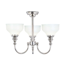Elstead Lighting Elstead glamour klasszikus fürdőszobai lámpa cheadle fehér króm elsbath-cd3 világítás