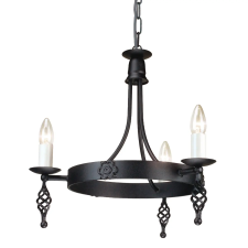 Elstead Lighting Elstead klasszikus csillár belfry fekete elsby3-black világítás