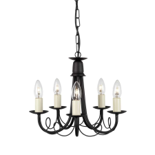 Elstead Lighting Elstead klasszikus csillár minster fekete elsmn5-black világítás