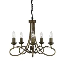 Elstead Lighting Elstead klasszikus csillár olivia antik arany elsov5-blk-gold világítás