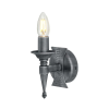 Elstead Lighting Elstead klasszikus fali lámpa saxon fekete elssax1-blk-sil