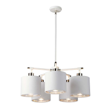 Elstead Lighting Elstead modern csillár balance fehér festett nikkelfény elsbalance5-wpn világítás