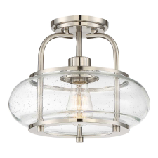 Elstead Lighting Elstead modern mennyezeti lámpa quoizle csiszolt fém elsqz-trilogy-sfs-bn világítás