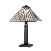 Elstead Lighting klasszikus tiffany asztali lámpa alderley barna sokszínű elstf-alderley-tl-l