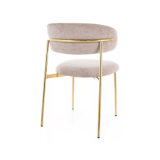  Elton Raven Étkezőszék Szövet Sötét Bézs Arany Vázzal bútor