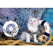  Élvezd Puzzle Kapitány Cica 1000 darabos puzzle, kirakós