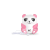 Elysium kompresszoros pink panda formájú inhalátor AXD-302