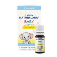  Elysium Naturflora Baby cseppek + D-vitamin 5 ml vitamin és táplálékkiegészítő