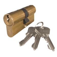 Elzett zárbetét  XT 40/40mm 3 kulcs réz fogó