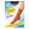  - EMA csíkos bokafix, 60 DEN, m:36-41, 1 pár pink