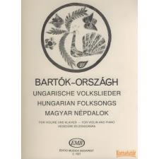 EMB Magyar népdalok hegedűre és zongorára művészet