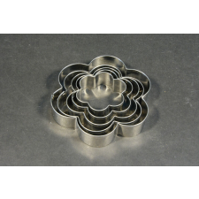  Emeletes virág  sütemény kiszúró forma 5 db konyhai eszköz