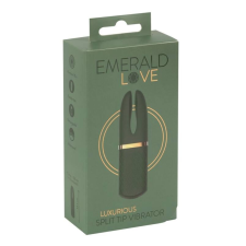 Emerald Love Emerald Love - akkus, vízálló csikló vibrátor (zöld) vibrátorok