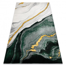  EMERALD szőnyeg 1017 glamour, elegáns márvány üveg zöld / arany 80x150 cm lakástextília