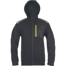  EMERTON STR kapucnis kardigán sárga XL munkaruha