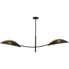 Emibig klasszikus mennyezeti lámpa lotus fekete arany emi1106/2 világítás