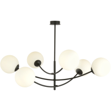 Emibig modern mennyezeti lámpa hunter fehér fekete emi1102/6 világítás