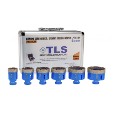 EMIKOO TLS lyukfúró készlet 20-35-40-45-55-60 mm - alumínium koffer fúrószár