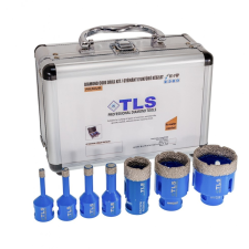EMIKOO TLS lyukfúró készlet 6-12-14-16-27-35-43 mm - alumínium koffer fúrószár