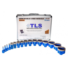 EMIKOO TLS lyukfúró készlet 6-6-12-12-20-25-30-35-35-40-45-55-60-65-68-68 mm - alumínium koffer fúrószár