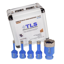 EMIKOO TLS lyukfúró készlet 6-8-10-12-22 mm - alumínium koffer fúrószár