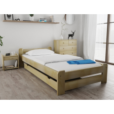 Emily ágy 90x200 cm, fenyőfa Ágyrács: Ágyrács nélkül, Matrac: Coco Maxi 23 cm matraccal ágy és ágykellék