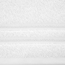  Emina pamut törölköző díszcsíkkal Fehér 30x50 cm lakástextília