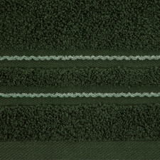  Emina pamut törölköző díszcsíkkal Zöld 30x50 cm lakástextília