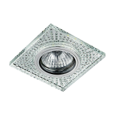 Emithor Elegant króm-átlátszó beépíthető lámpa (EMI-71072) GU10 1 izzós IP20 világítás