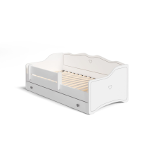  EMMA gyermekágy fiókkal és leesésgátlóval, 160x80, szürke gyermekbútor