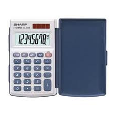EMMI Kft. SHARP számológép 8 digites fehér, fedeles, napelemes számológép