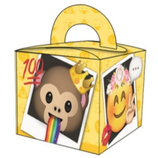 Emoji Fun ajándékdoboz, party box party kellék