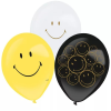 Emoji Smiley Originals, Emoji léggömb, lufi 6 db-os 11 inch (27,5 cm)