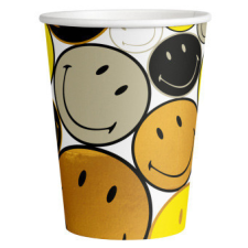  Emoji Smiley Originals papír pohár 8 db-os 250 ml ajándéktárgy