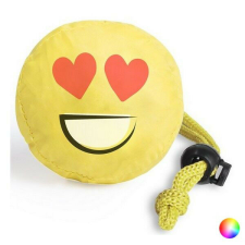Emoji Szív nylon válltáska, sárga (40x38 cm) gyerek hátizsák, táska