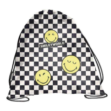 Emoji tornazsák kockás Smiley World - Paso tornazsák