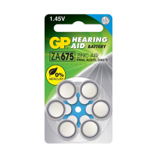 Emos 6 db elem hallókészülékbe ZA675 GP HEARING AID 1,45V/630 mAh speciális elem