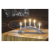 Emos DCAZ02 Gyertyatartó 5 db E10 izzóval, fa, szürke, ívelt, 20x38 cm, beltéri, meleg fehér, E10, 15 W, 230 V AC, IP20