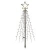 Emos DCTW02 fém 180 cm kültéri és beltéri meleg fehér időzítő LED karácsonyfa