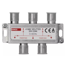  Emos EM2344 négyes antenna elosztó ( splitter ) 5-2400MHz villanyszerelés