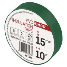 Emos F61519 SZALAG PVC 15/10 ZÖLD villanyszerelés