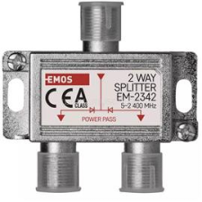 Emos J0102 EM2342 2 utas antenna elosztó (EMOS_J0102) kábel és adapter