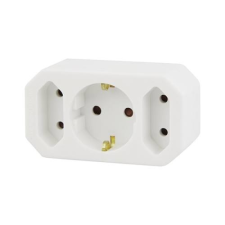 Emos Kábel elosztó EMOS 3 aljzat gyerekzár fehér kábel és adapter