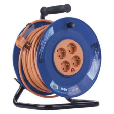 Emos Kábeldob 40 m / 4 aljzat / narancssárga / PVC / 230 V / 1,5 mm2 hosszabbító, elosztó