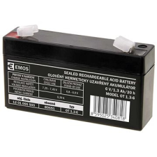 Emos Karbantartás-mentes ólom-sav akkumulátor 6 V / 1,3 Ah, gyors 4,7 mm szünetmentes áramforrás