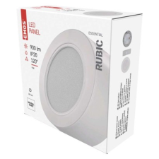 Emos LED felületi lámpatest RUBIC, kerek, fehér, 9W, természetes fehér (ZM5432) világítás
