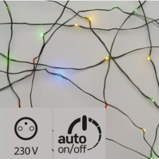Emos Led fényfüzér , beltéri/kültéri , nano LED , 4 m , RGB , zöld , időzíthető , IP44 , 2021 karácsonyfa izzósor